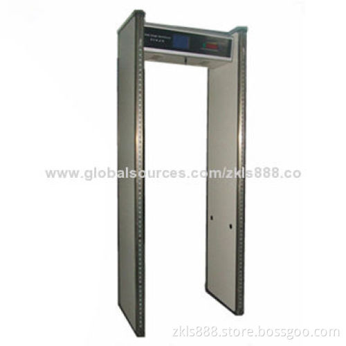 Weatherproof 33 zones walk-through metal detector